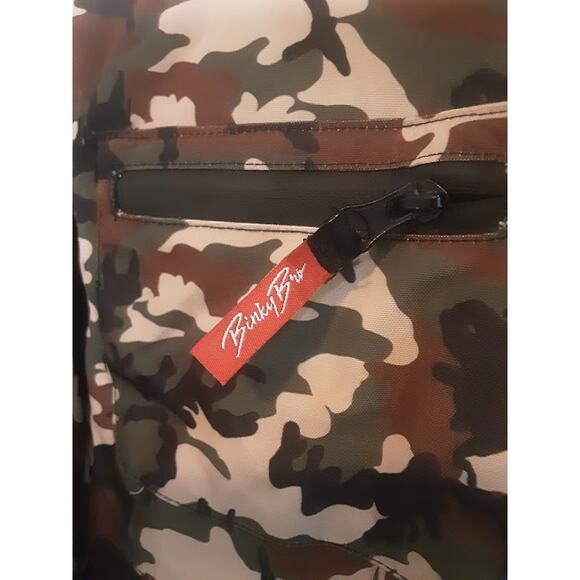 Binky Bro x Quiksilver Powder Club Kids Snow Suit Camo Size 10/M - Picture 5 of 10